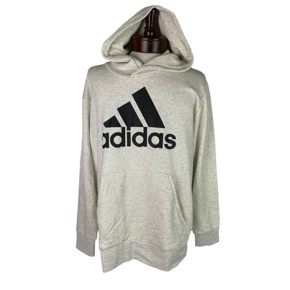 adidas Other - XL Adidas Men's New Pullover Sweatshirt Hoodie Gray Heathered Knit